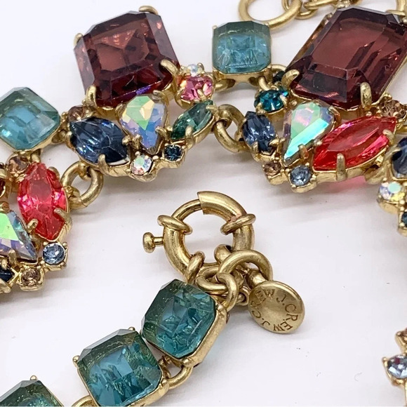 J. Crew Jewel-Tone Multi-Color Collar Necklace - Picture 4 of 5